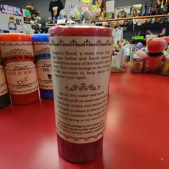 Limited Edition Witches Brew Halloween Candles - DRAGON'S BLOOD - - Picture 2 of 2